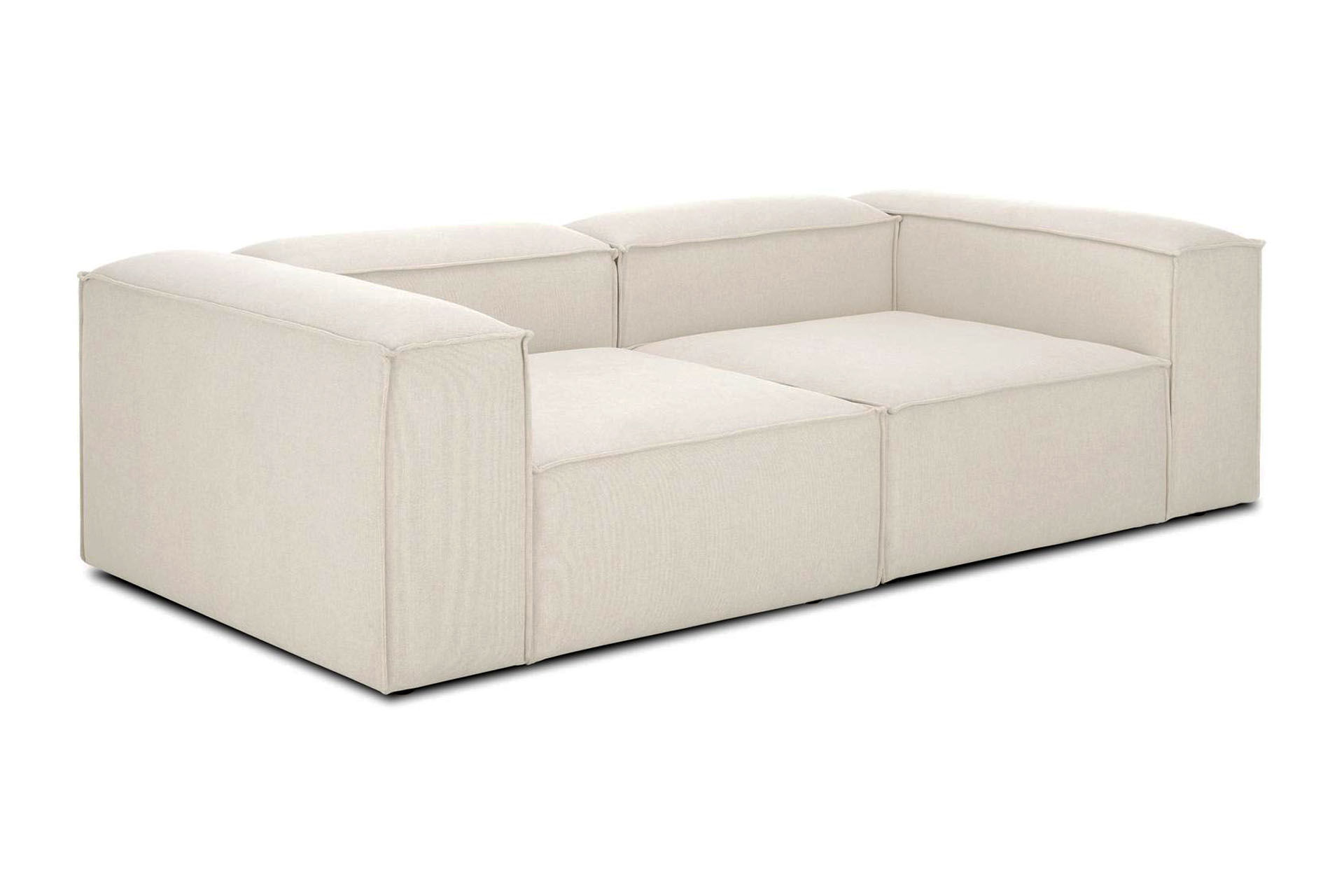 Lino Üçlü Koltuk Kırık Beyaz