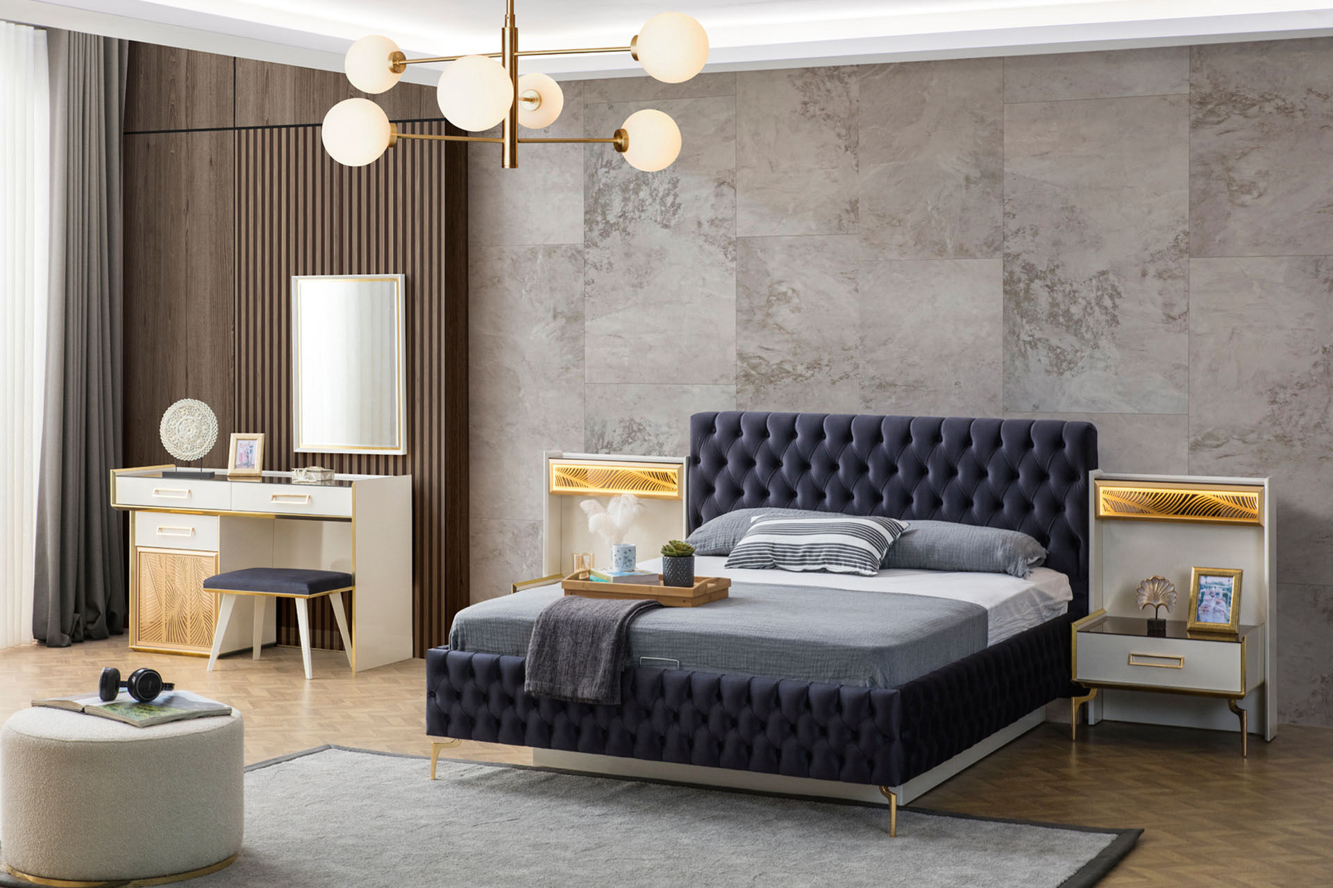 Moca Gold Yatak Odası Takımı