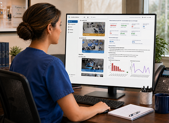 Computer with software dashboard