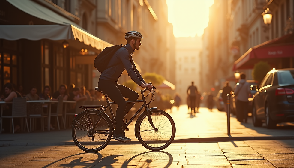 Exploring the City on Two Wheels Embracing Freedom and Everyday Moments