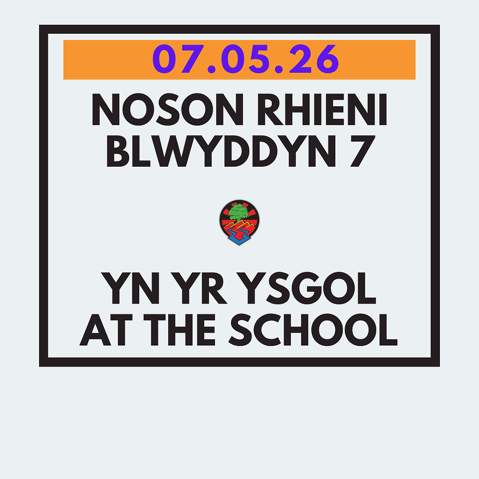 Noson Rhieni Blwyddyn 7 Parents' Evening