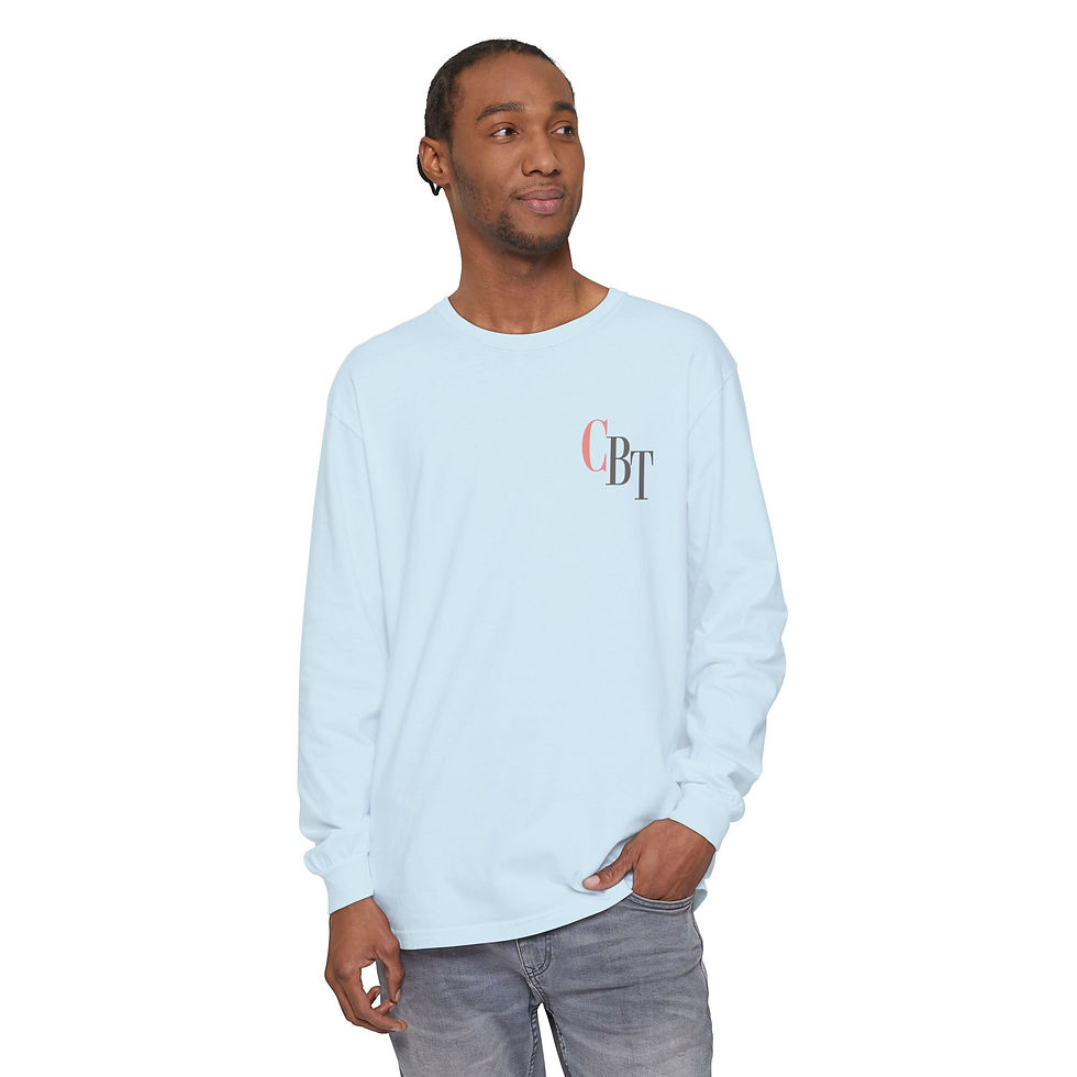 Thumbnail: Camden Ballet Theatre Long Sleeve T-Shirt - Unisex Garment-Dyed Casual Wear
