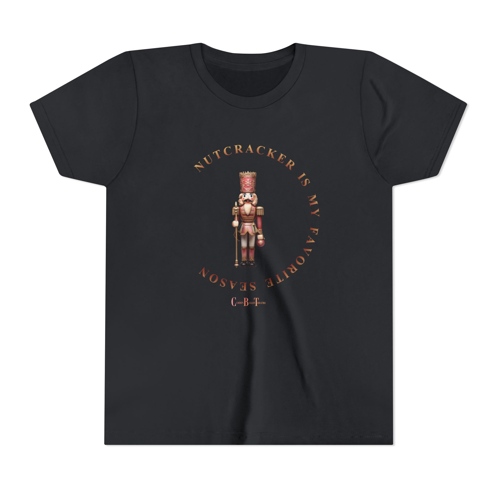 Nutcracker Is My Favorite Season Youth Short Sleeve Tee