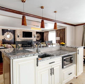 BEFORE kitchen island