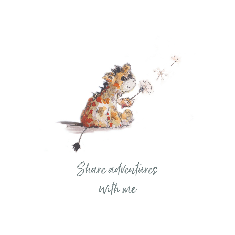 Share adventures with me - Limited Edition Square Print