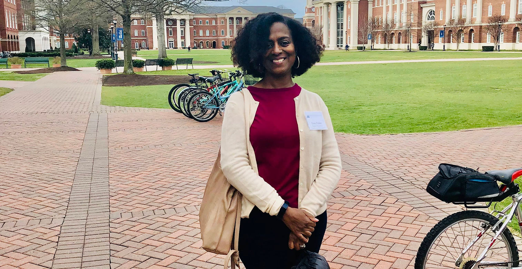 Lisa Fuller touring Christopher Newport University (1).jpg