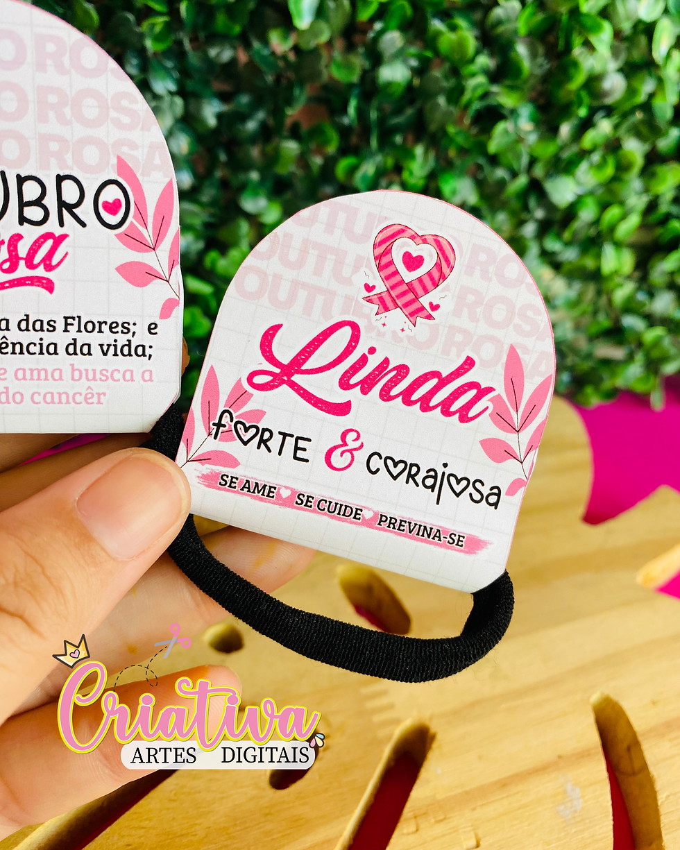 Miniatura: CARD XUXINHA - OUTUBRO ROSA - COLEÇÃO 24