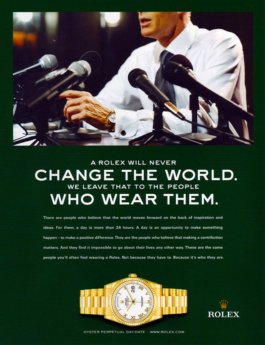 Rolex Ad Consumer Behavior Psychology Success