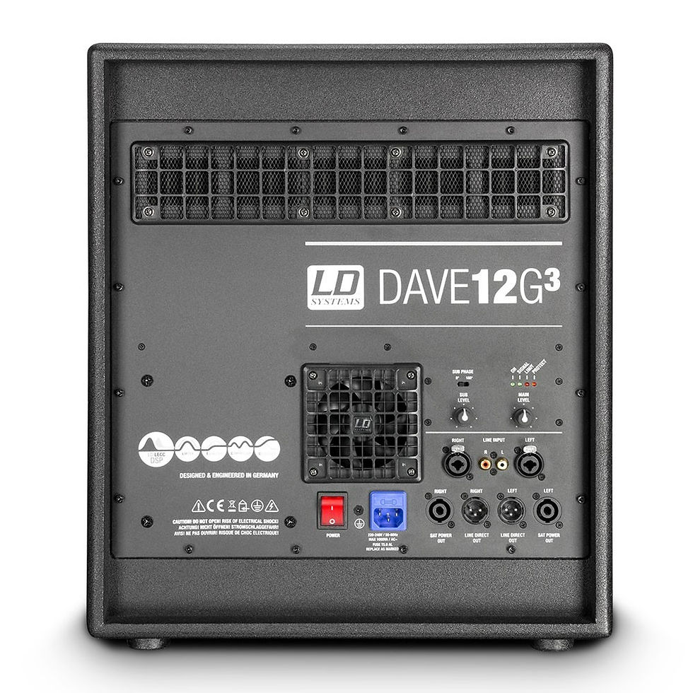 Miniatura: LD Systems DAVE12G3 Sistema De Sonido Completo Activo De 12 Pulgadas.