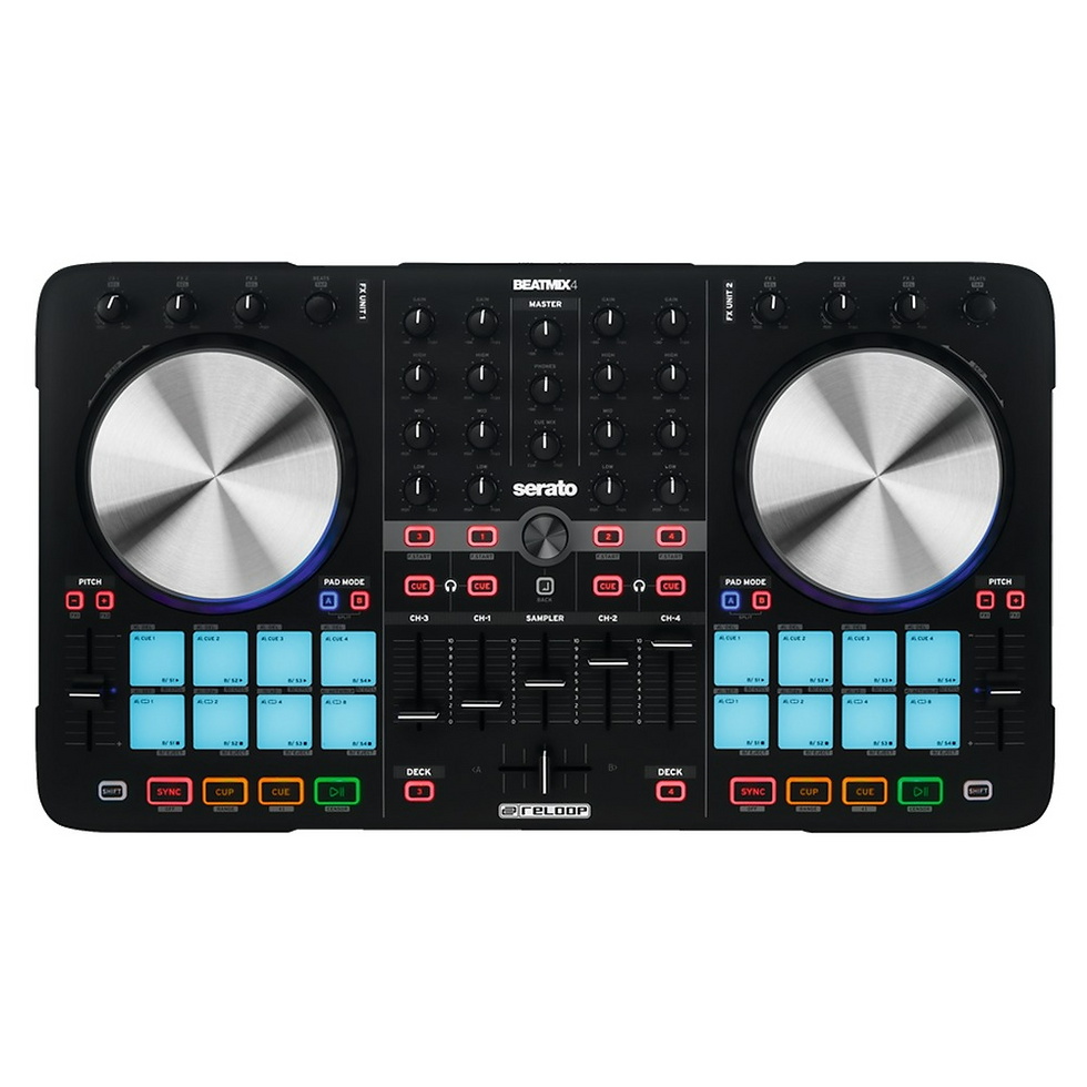 Miniatura: Reloop BEATMIX 4 MK2 Controlador MIDI USB 4 Canales
