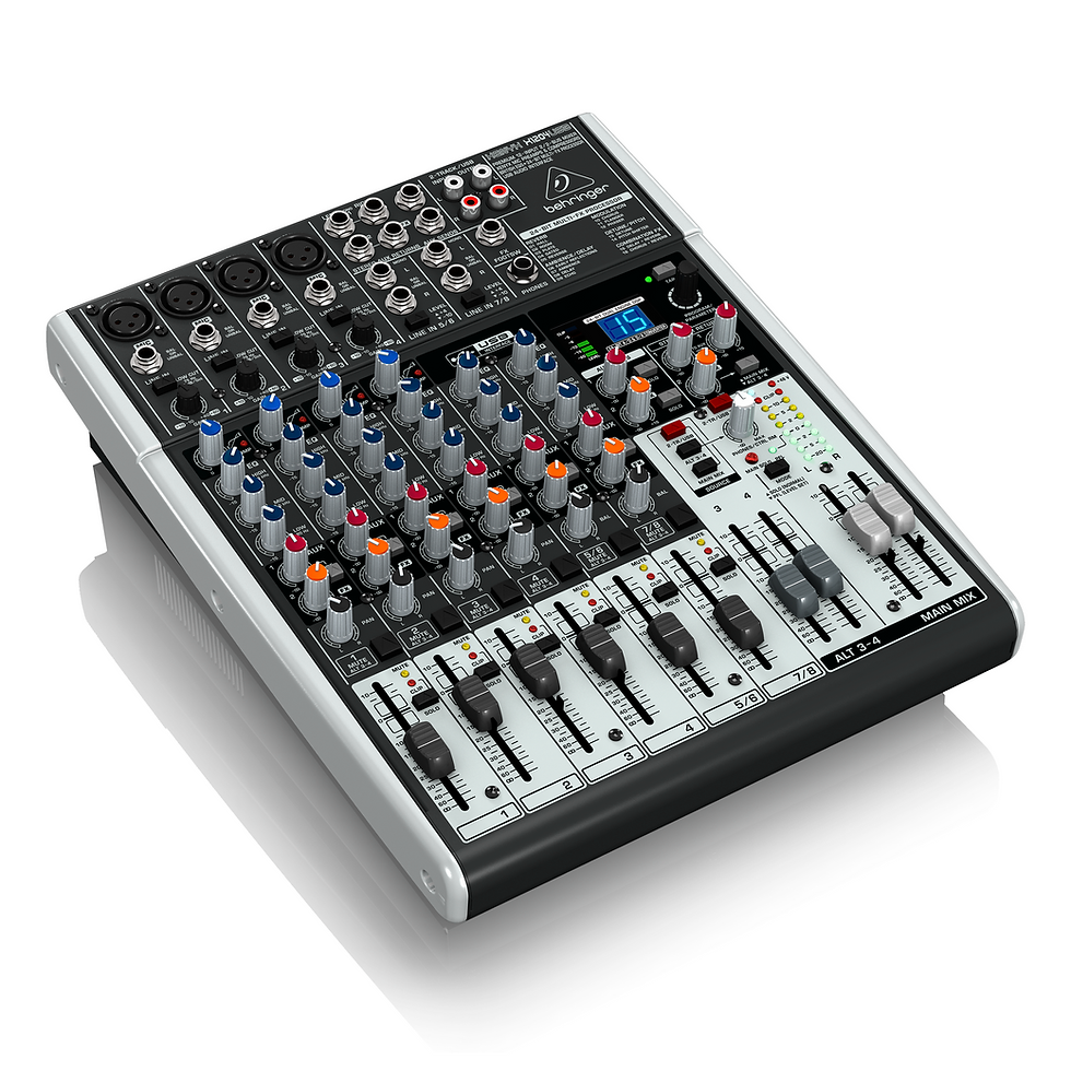 Miniatura: Behringer X1204USB Mezclador Análogo De 4 Entradas Híbridas