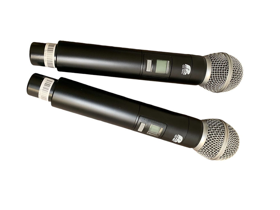 Miniatura: Pa Proaudio Q2-Mic Micrófono Inalambrico Doble De Mano