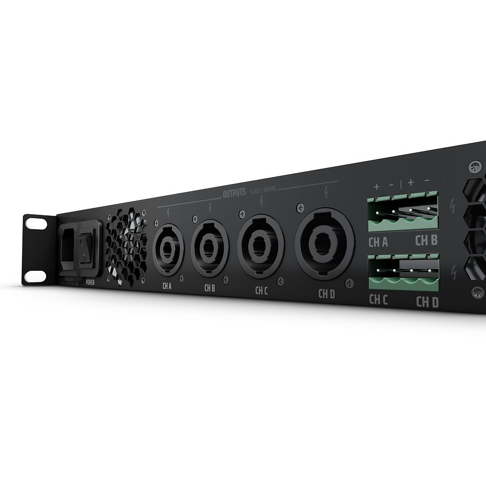 Miniatura: LD Systems CURV500IAMP Amplificador De Instalación De Clase D De 4 Canales.