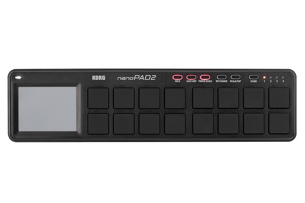 Miniatura: Korg Nanopad2-bk Controlador MIDI USB Teclado Pads