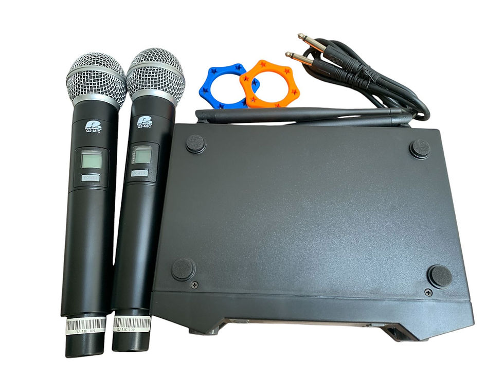 Miniatura: Pa Proaudio Q2-Mic Micrófono Inalambrico Doble De Mano