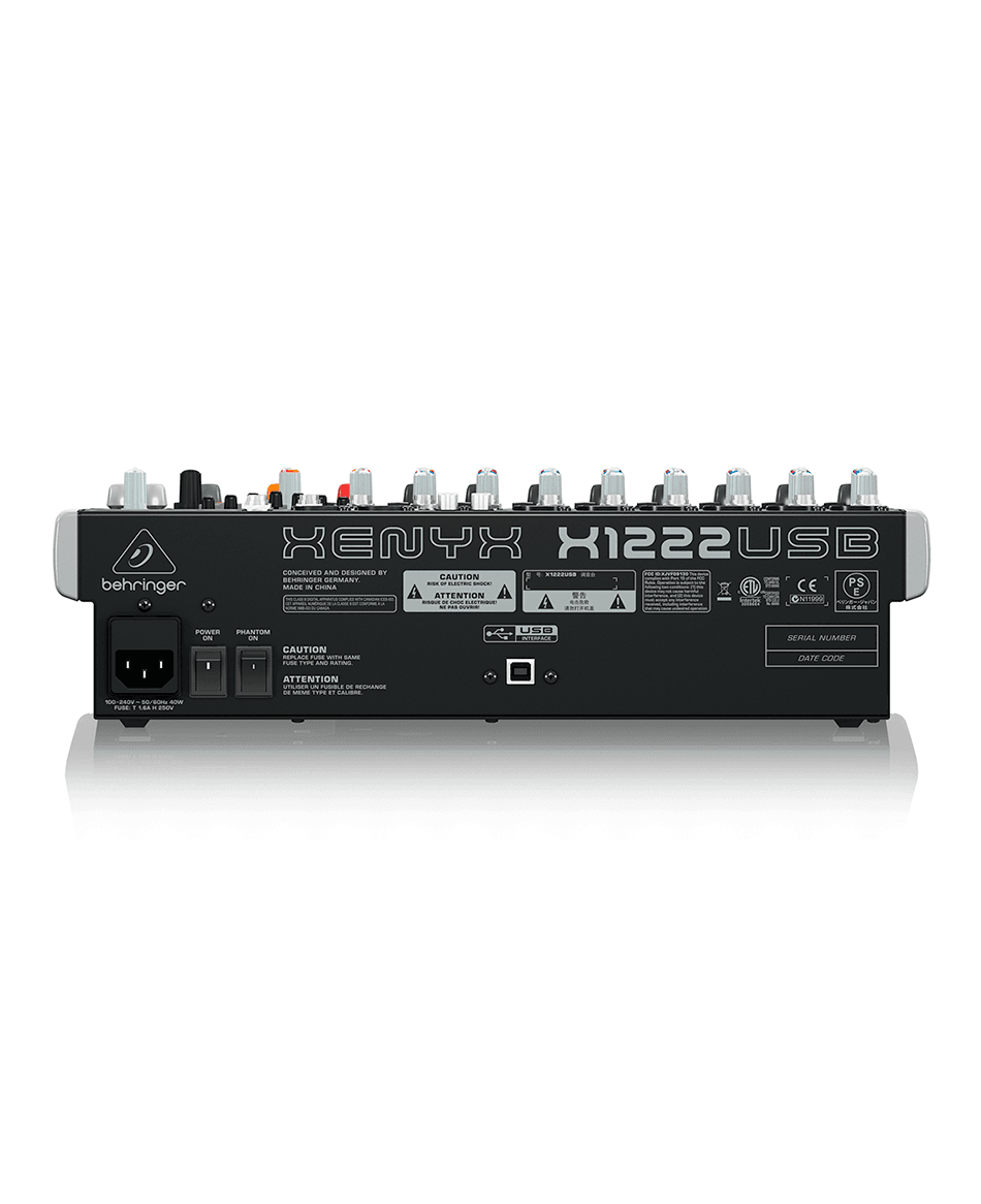 Miniatura: Behringer X1222USB  Mezclador Análogo De 6 Entradas Híbridas