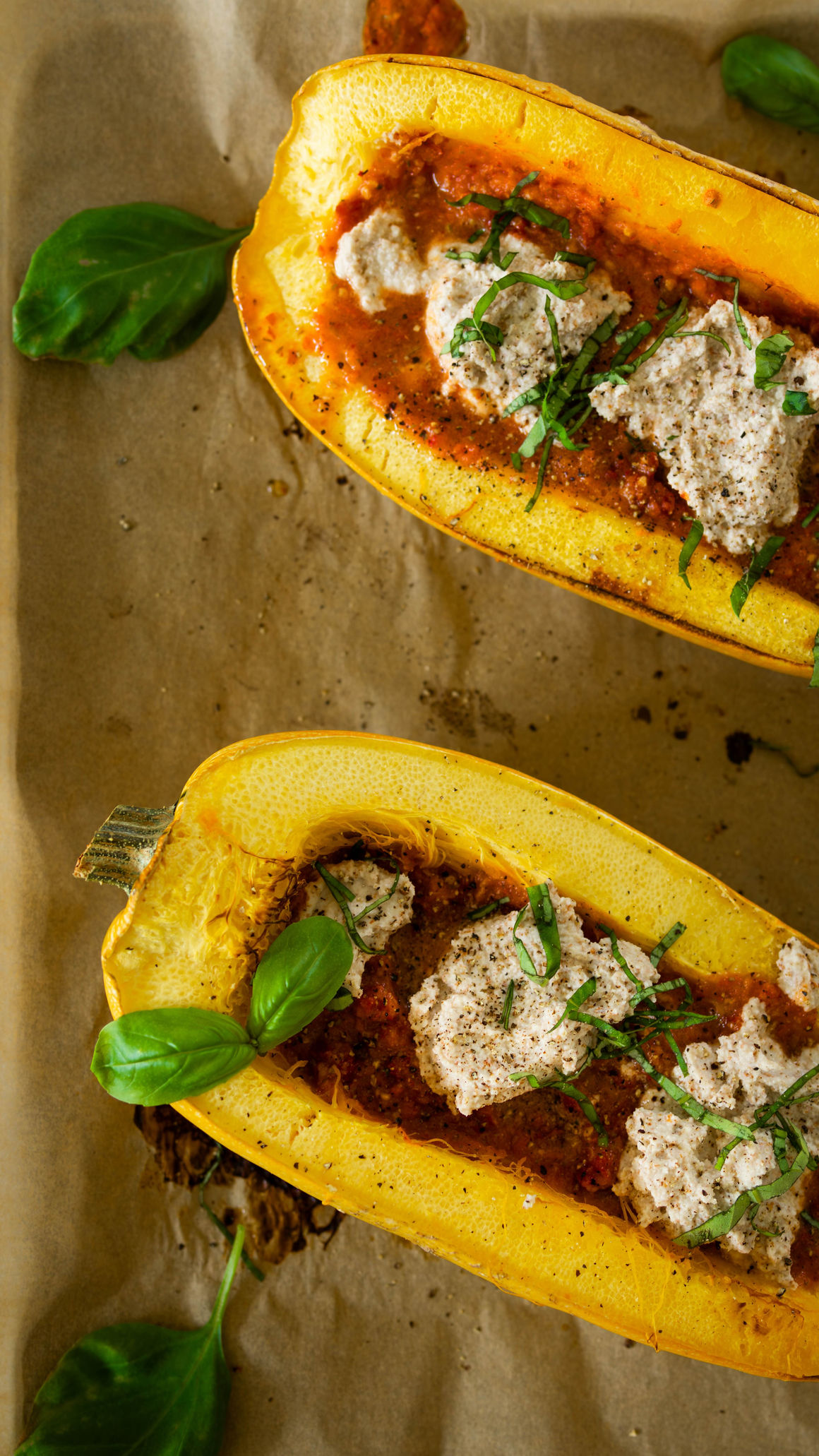 AMAZING ITALIAN STUFFED SPAGHETTI SQUASH