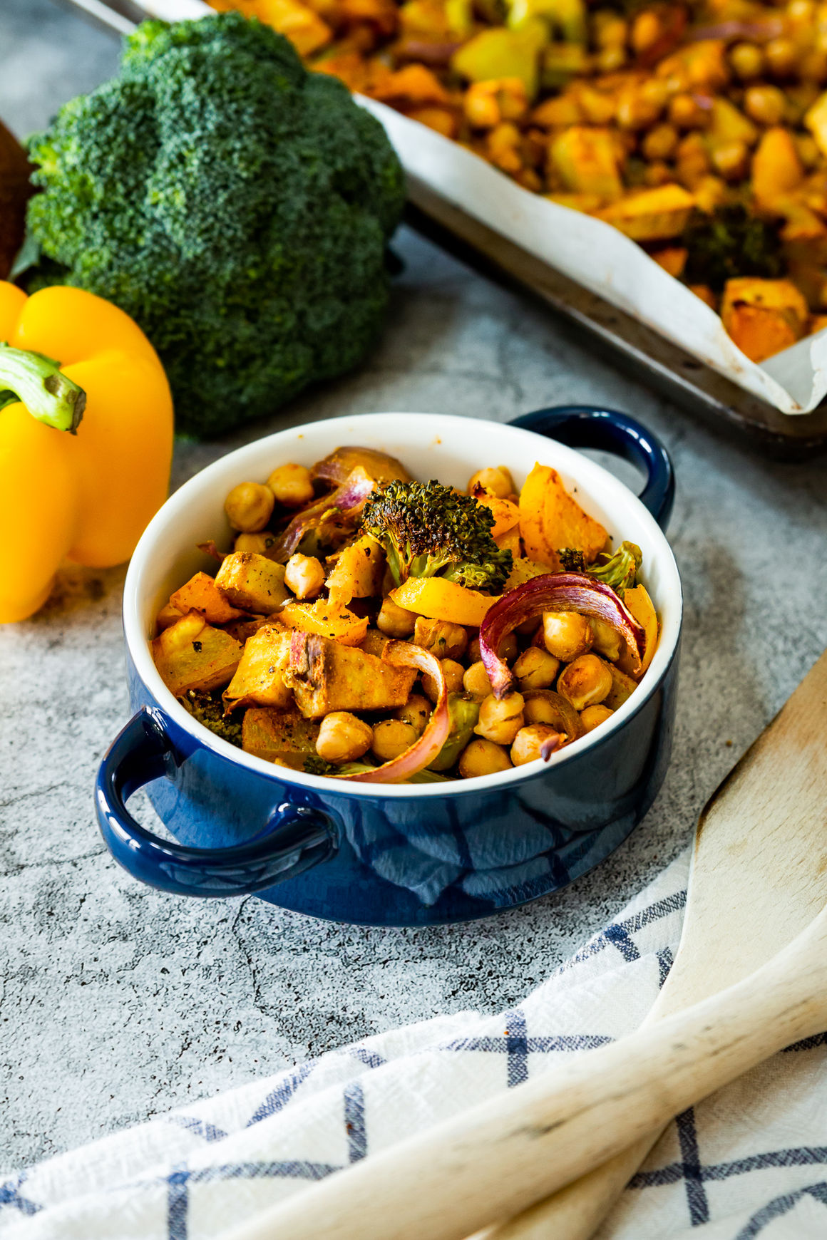 Roasted Veg and Chickpeas