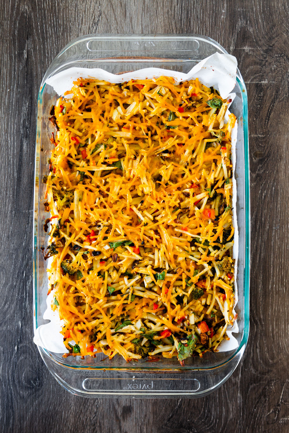 EASY VEGAN HASH BROWN CASSEROLE