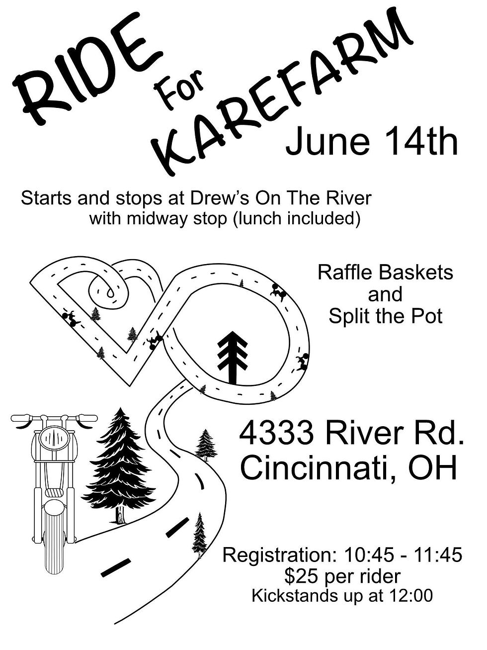 Off-site ride participation: Ride for KAREfarm