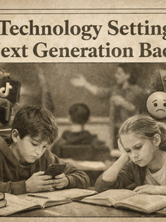 Is Technology Setting the Next Generation Back?