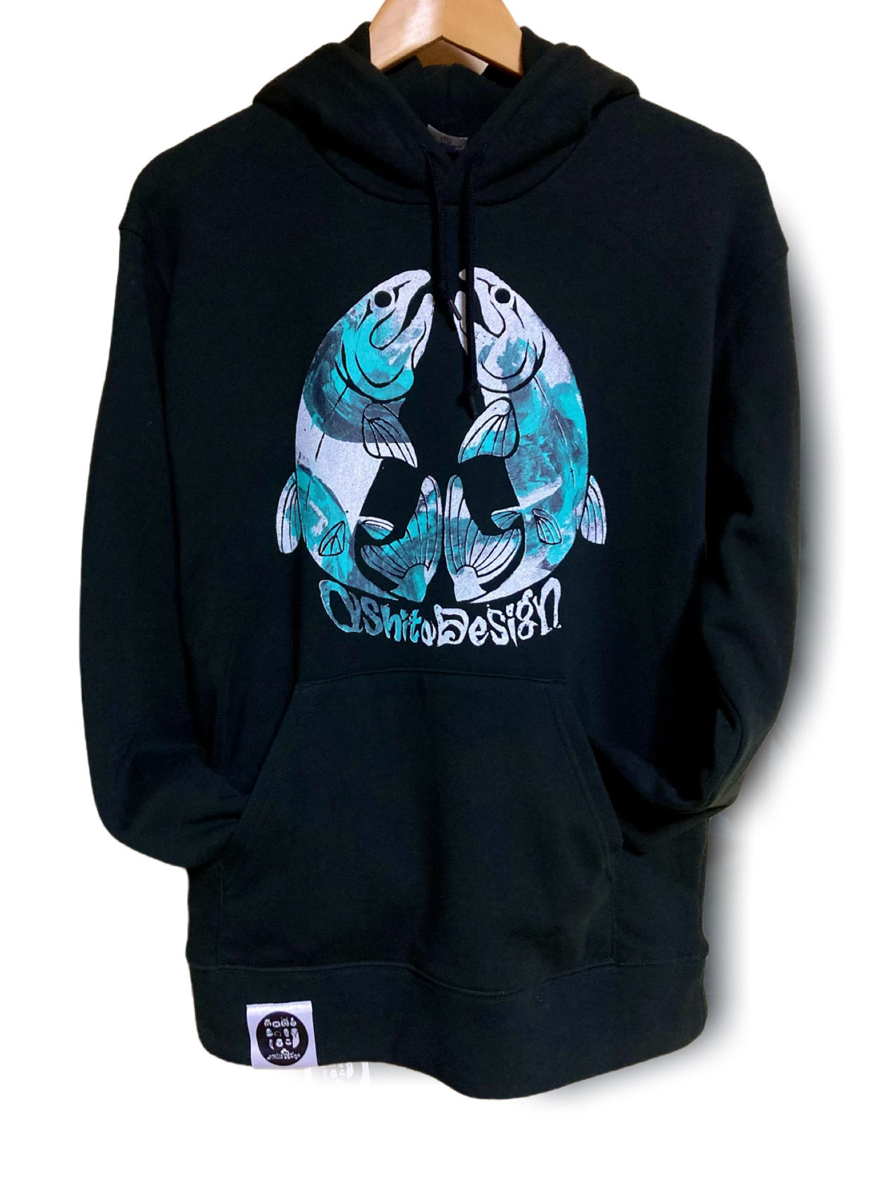 魚パーカー「天昇り」　 L