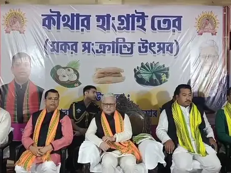 “Makar Sankranti is a festival that keeps society united – Jishnu Debbarma.”