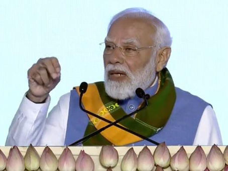 “The 21st installment of PM-Kisan was released by Prime Minister Modi in Coimbatore; 9 crore farmers to benefit.”