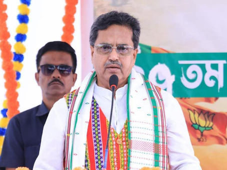 "Chief Minister Manik Saha listened to 'Mann Ki Baat' in Takarjala, remembered the contribution of Sardar Patel"