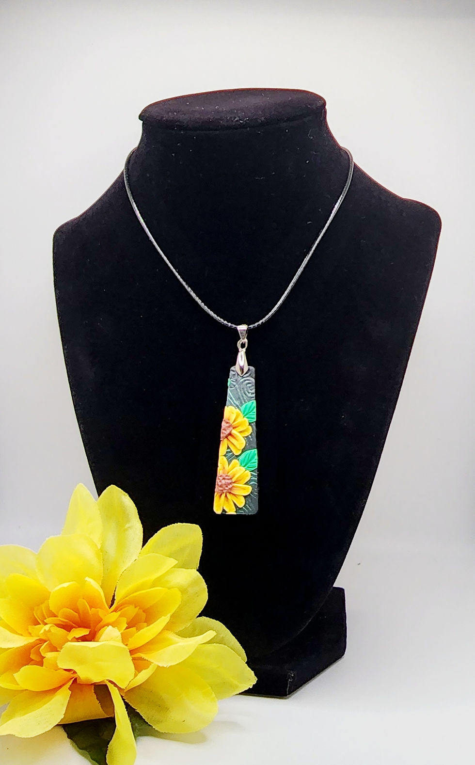 Handcrafted Sunflower Necklace pendant
