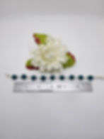 Turquoise Rose Bracelet with flower, size shown