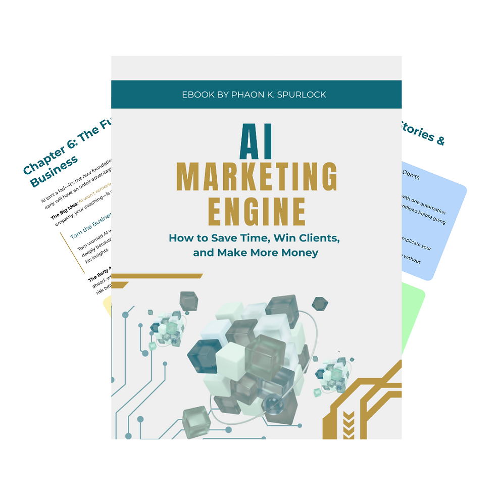 Thumbnail: AI Marketing Engine: Ebook + Workbook (with Bonuses)