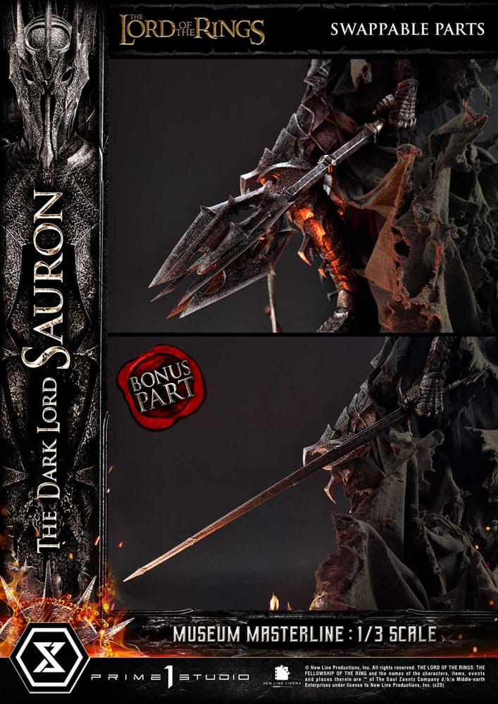 Thumbnail: Lord of the Rings Museum Masterline Series Statue 1/3 The Dark Lord Sauron Bo...