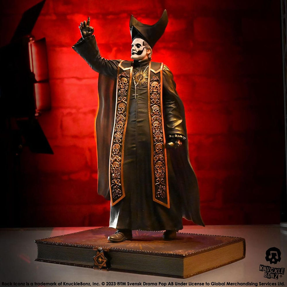 Miniaturbild: Ghost Rock Iconz Statue 1/9 Papa Emeritus IV (Black Robes) 22 cm