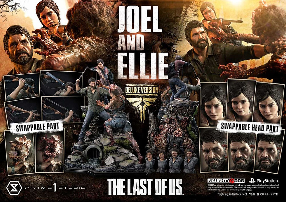 Thumbnail: The Last of Us Part I Ultimate Premium Masterline Series Statue Joel & Ellie...