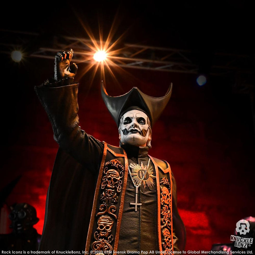Miniaturbild: Ghost Rock Iconz Statue 1/9 Papa Emeritus IV (Black Robes) 22 cm