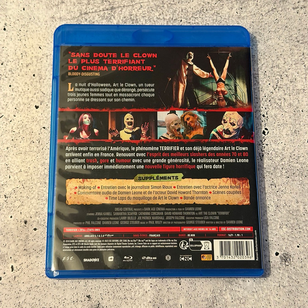 Thumbnail: Terrifier (Blu-ray, French Edition)