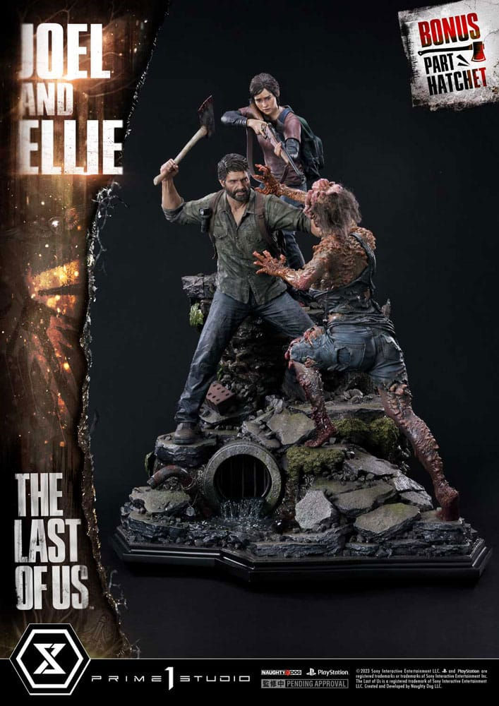 The Last of Us Part I Ultimate Premium Masterline Series Statue Joel & Ellie...