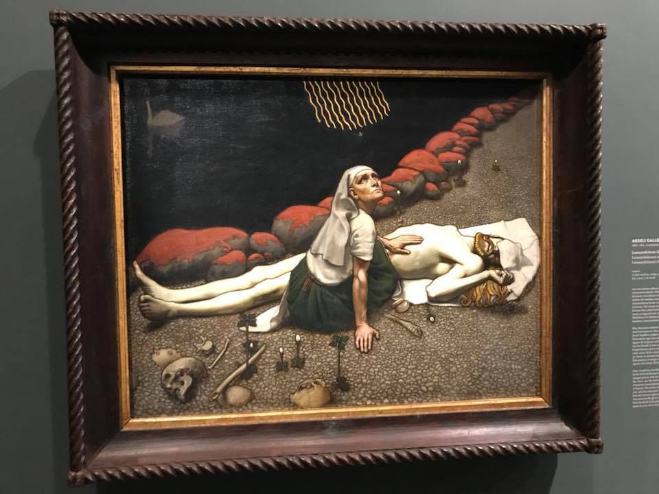 Lemminkäisen äiti - by Akseli Gallen-Kallela