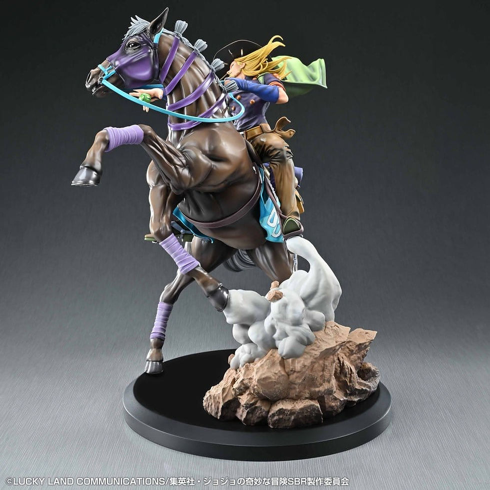 Thumbnail: JoJo's Bizarre Adventure: Steel Ball Run Figure Gyro Zeppeli & Valkyrie 31 cm