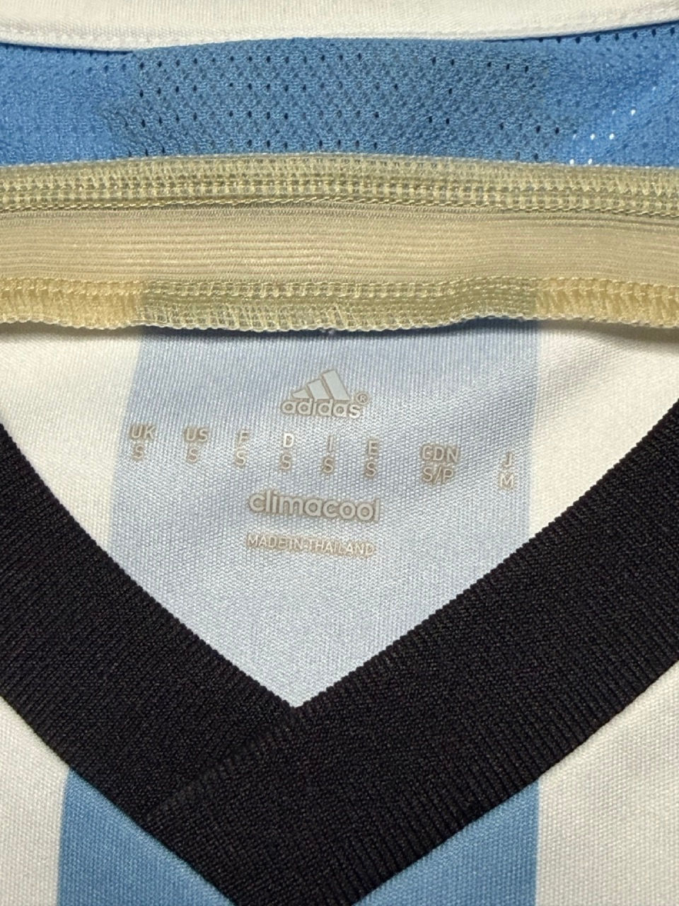 Thumbnail: Argentina Adidas World Cup 2014 - Jersey Size S (Used, Second Hand)