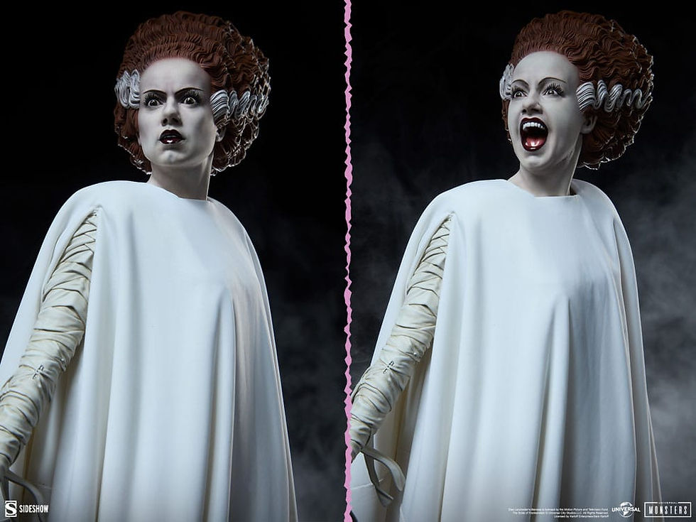 Thumbnail: Bride of Frankenstein Premium Format Mixed Media Statue The Bride of Frankens...