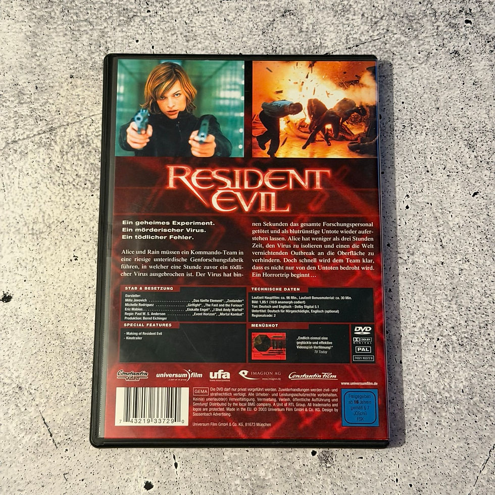 Thumbnail: Resident Evil (DVD)