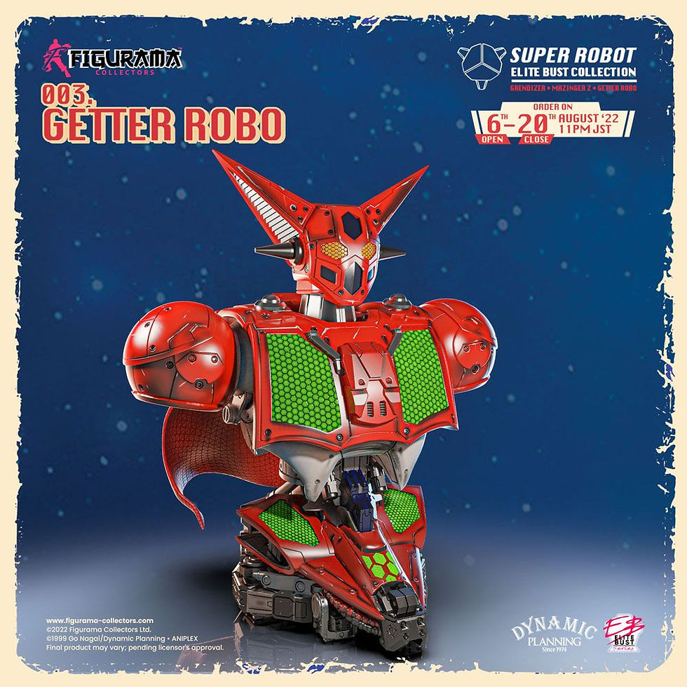Miniaturbild: Getter Robo Super Robot Elite Bust 1/3 Getter Robo 26 cm
