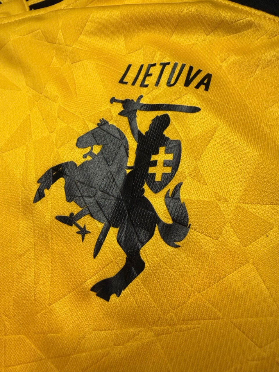 Thumbnail: Lithuania Home 2018 - Jersey Size M (Used, Second Hand)