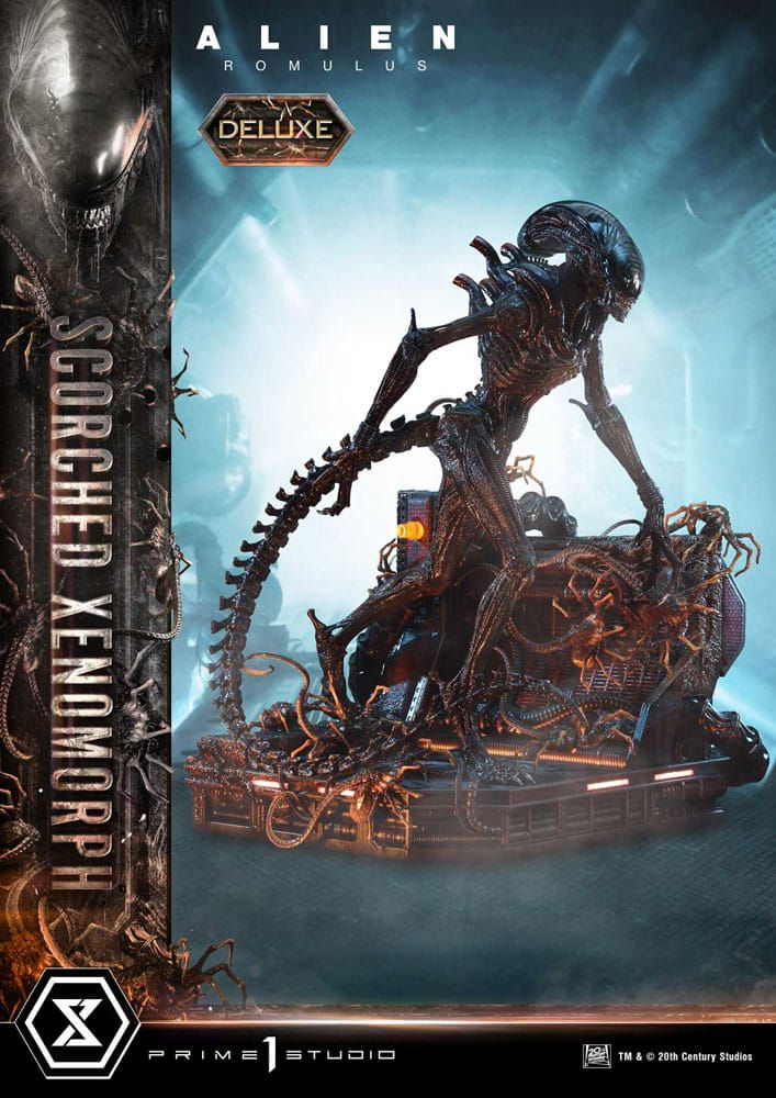 Alien: Romulus Museum Masterline XL Statue 1/3 Scorched Xenomorph Deluxe Vers...
