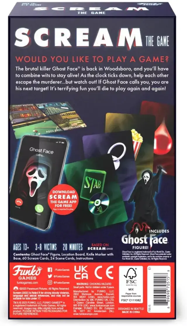 Thumbnail: Funko Scream Party Board Game (English) Board Games Horror