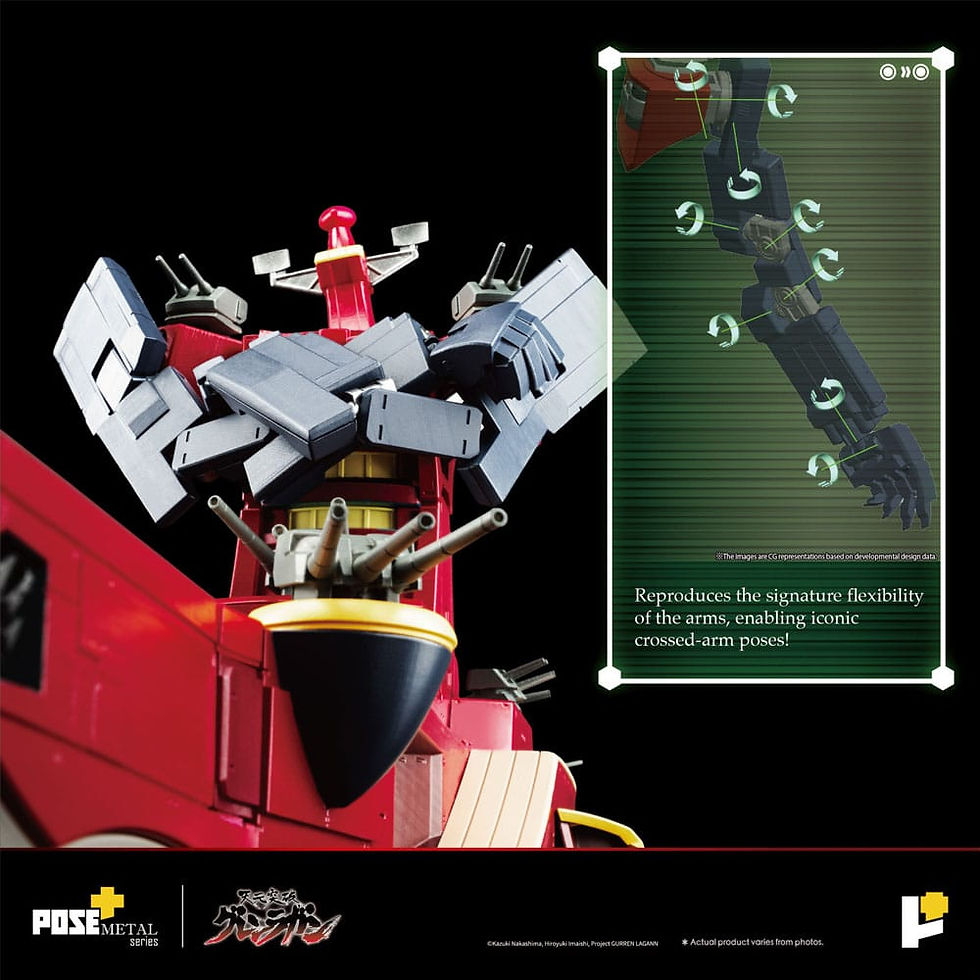 Miniaturbild: Tengen Toppa Gurren Lagann POSE+METAL series Statue Dai-Gurren 33 cm