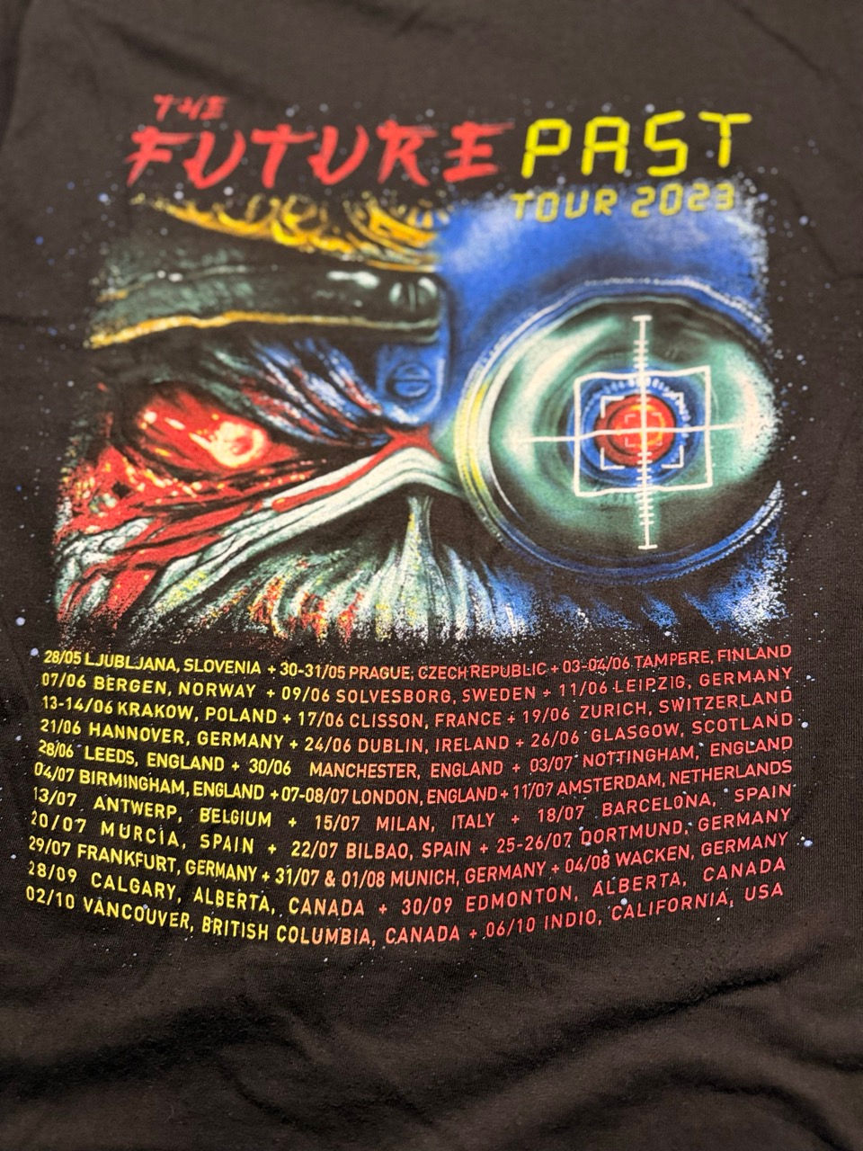 Thumbnail: Iron Maiden - The Future Past Tour 2023 - Size M (Used, Second Hand