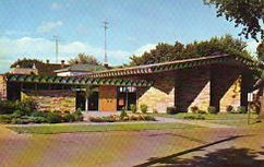 Public Library, Marshfield, WI, in mid-century modern design